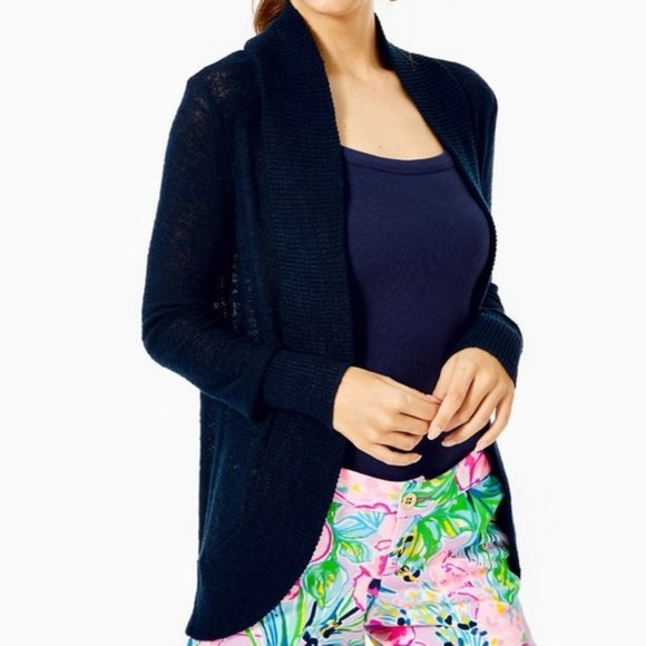 Lilly Pulitzer Amalie Open Front Cardigan - Picture 1 of 10